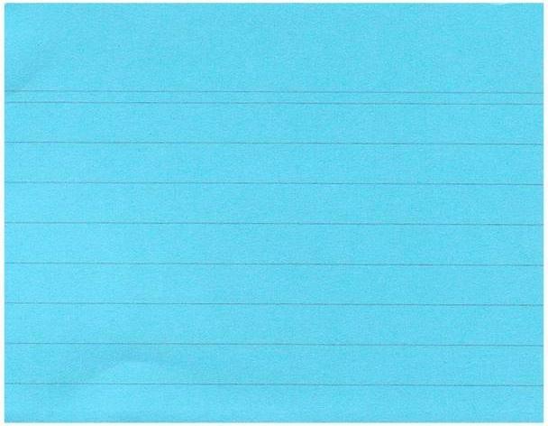 Actual product image Staufen Index card A5 lined 7mm blue (A5, 180 g/m², 100 x)