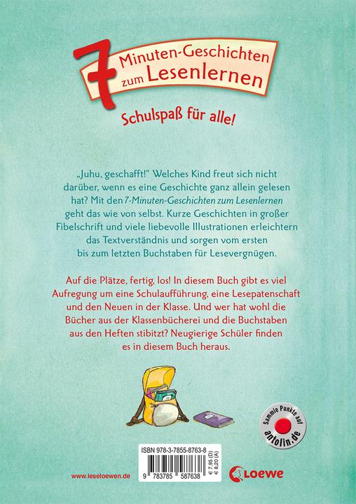 Produktbild Leselöwen Das Original 7-Minuten-Geschichten zum Lesenlernen Schulspass für alle! (Deutsch, Loewe Erstlesebücher, 2018)