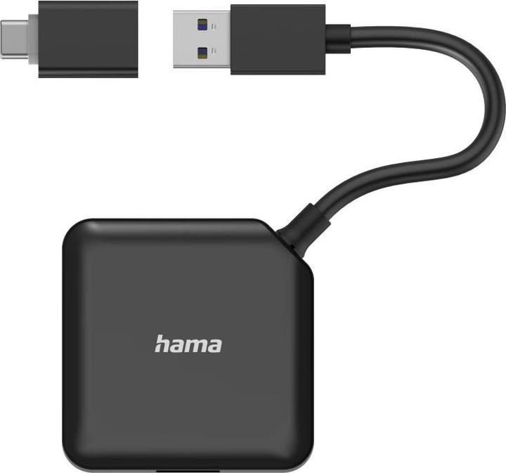 Produktbild Hama USB 3.2 Hub (USB-C, USB-A, 4 Ports)