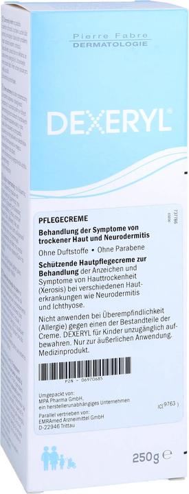 Produktbild Emramed DEXERYL Pflegecreme Hauttrockenheit Reimport, 250 g Creme (Creme)