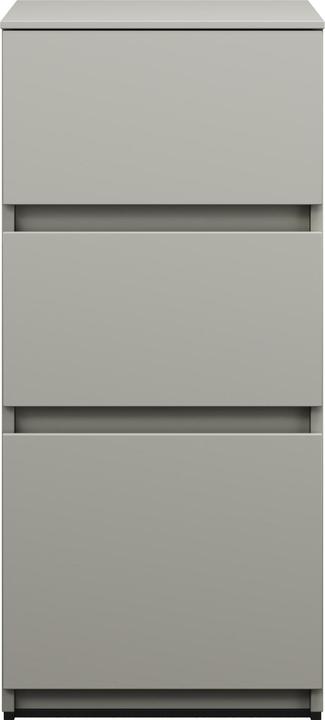 Actual product image burgbad Lin20 tall cabinet with 2 doors, door hinge left, 400x345x1760mm, HSPC040L