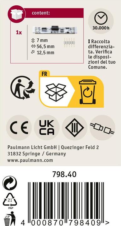 Actual product image Paulmann MaxLED Touchless Sensor