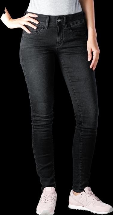 Produktbild G-Star Lynn Mid Skinny Elto Nero Superstretch dusty grey (W32/L32)