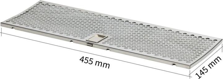 Immagine prodotto V-Zug Fettfilter H41802 Alu DF-SLG 5/6/8/9 455x145x8 - Dampfabzug
