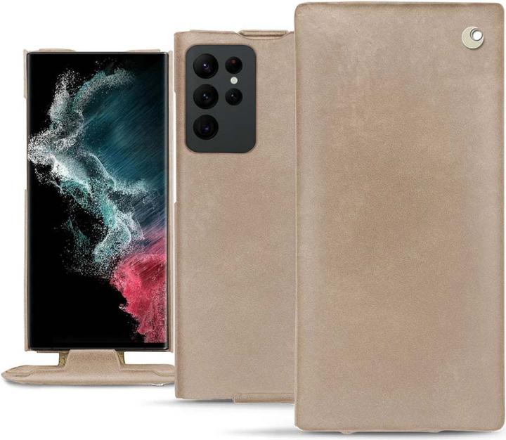 Produktbild Noreve Lederschutzhülle vertikal (Samsung Galaxy S22 Ultra)