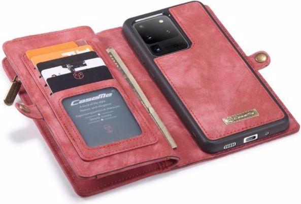 Produktbild Caseme Leder Portemonnaie mit Plastik Hülle (Samsung Galaxy S20 Ultra)