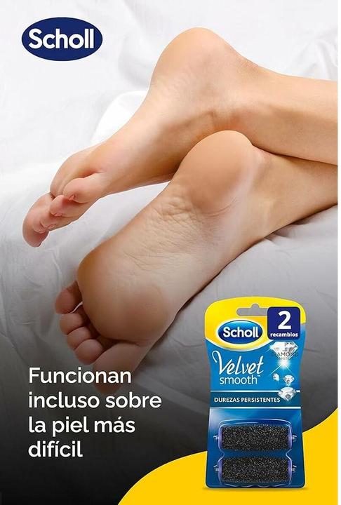 Image du produit Scholl Rouleau de remplacement Velvet Smooth pour l'épilateur électrique pour peaux dures Duretés (2 x)
