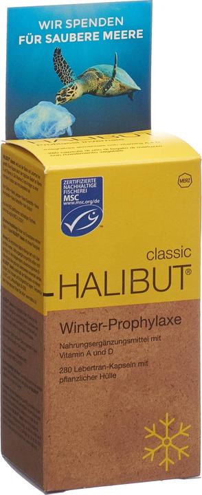 Halibut Capsules de vitamines A et D (280 pièce(s), Capsules, 107 g)