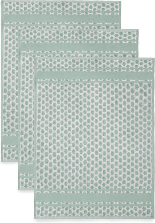 Actual product image Aspero 3 terry cotton tea towels (50 x 70 cm)