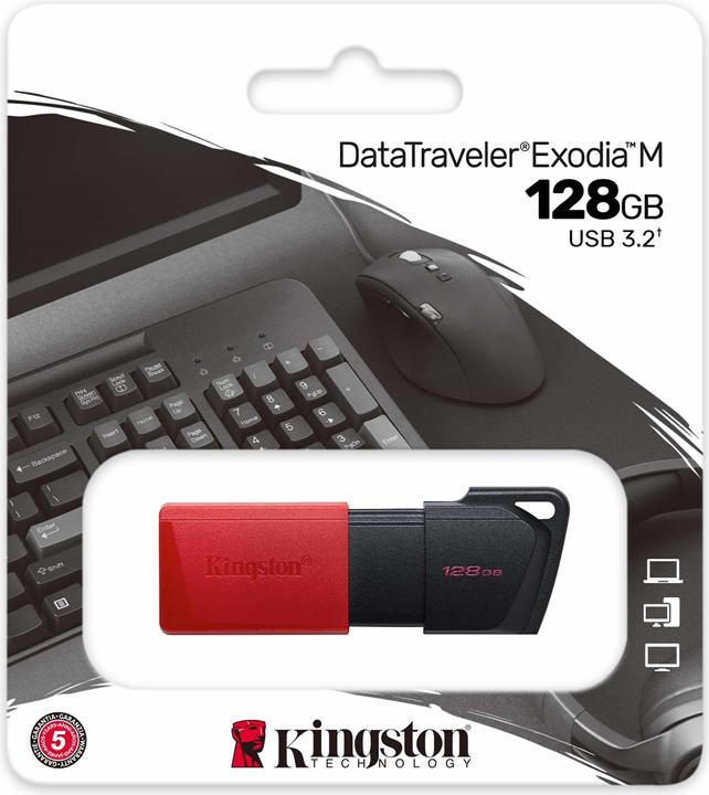 Image du produit Kingston DataTraveler Exodia M (128 Go, USB-A)