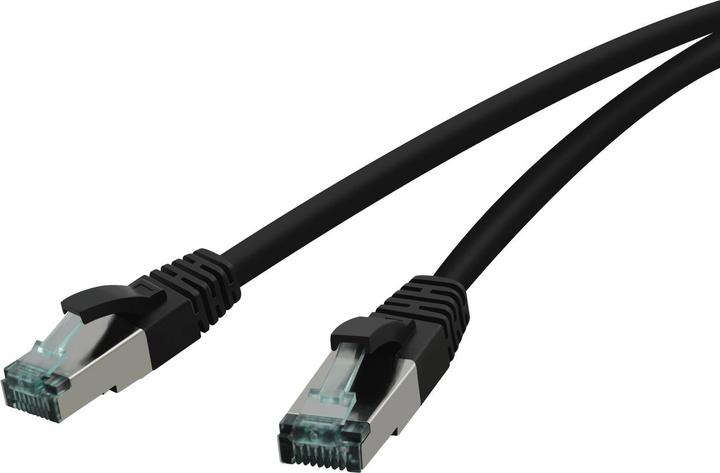 Produktbild RED Cat.6a 25.0m schwarz Patchkabel S/FTP AWG 27/7 2xRJ45 schwarz 25 - Kabel - Netzw (S/FTP, CAT6a, 25 m)