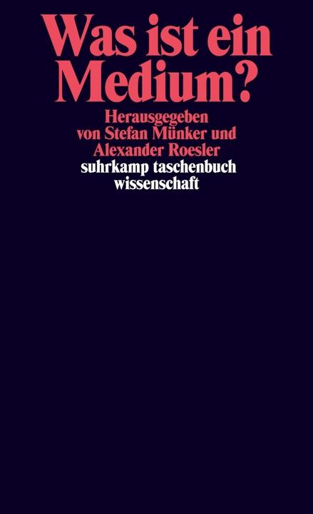 Image du produit Was ist ein Medium? (Allemand, Stefan Münker, Alexander Roesler, 2008)