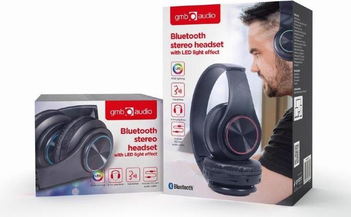 Productafbeelding Gembird BHP-LED-01 (Geen ruisonderdrukking, 4 h, Draadloze, Bedraad)