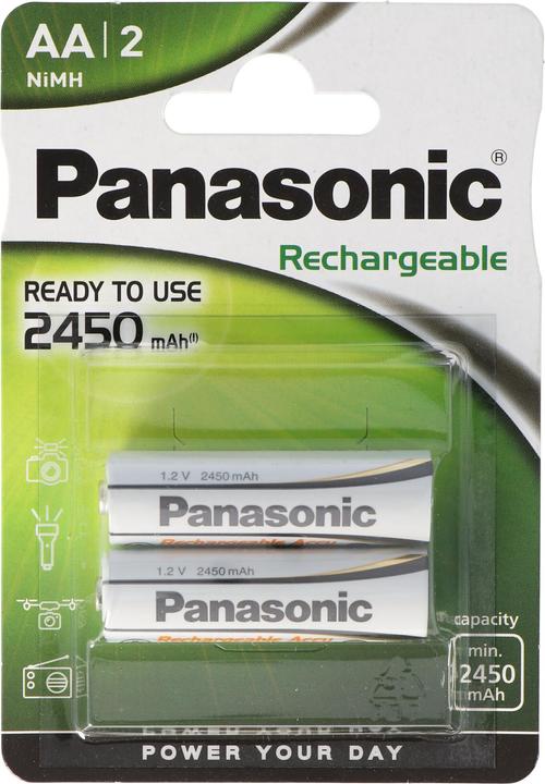 Produktbild Panasonic Rechargeable Evolta (2 Stk., AA, 2450 mAh)