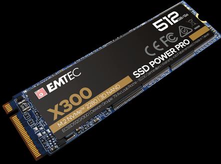 Immagine prodotto Emtec Power Pro X300 (512 GB, M.2 2280)