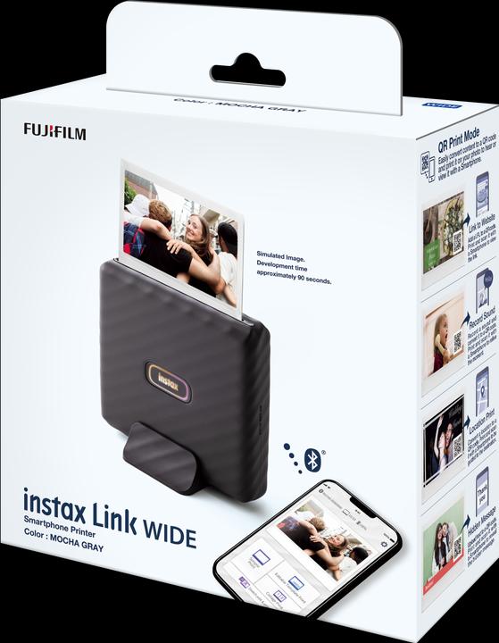 Fujifilm Instax Link Wide Printer + 10 Shot Pack (Farbe)