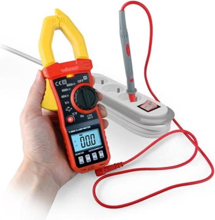 Image du produit Velleman PINCE AMPÈREMÉTRIQUE - CAT III - 600 V - AC/DC - NCV - AVEC FONCTION DATA-HOLD (CAT III 600V)