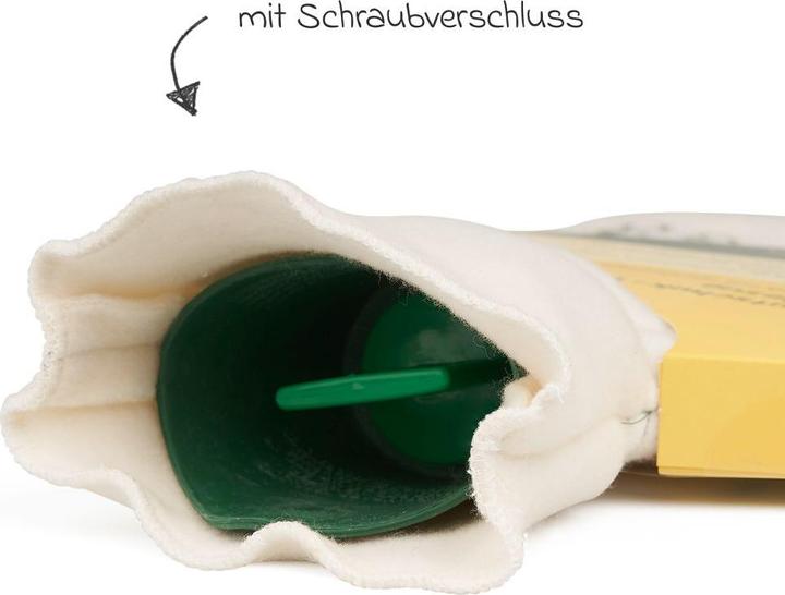 Produktbild Grünspecht Kinder-Wärmflaschen Wärmflasche aus Naturkautschuk mit Bezug aus (0.60 l)