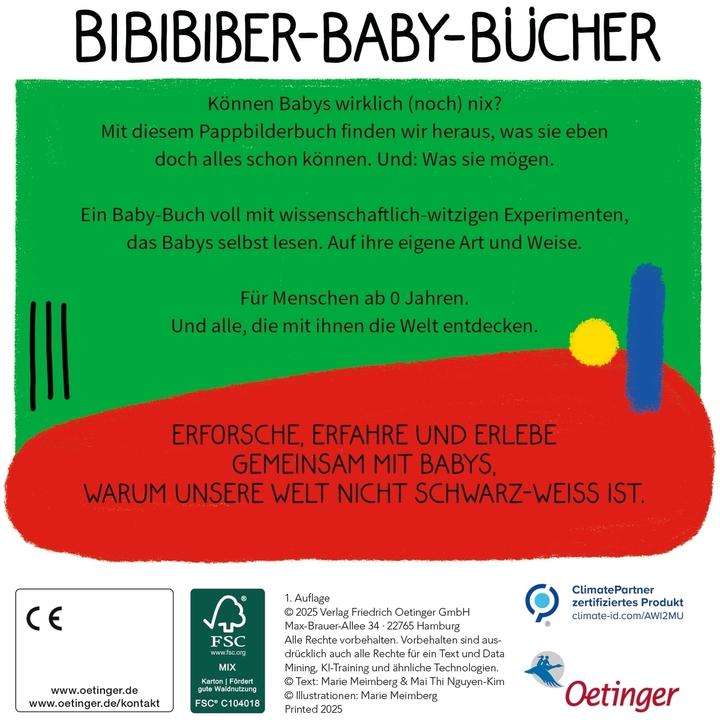 Image du produit BiBiBiber hat da mal 'ne Frage. Warum können Babys nix? Farbe & Kontrast (Allemand)