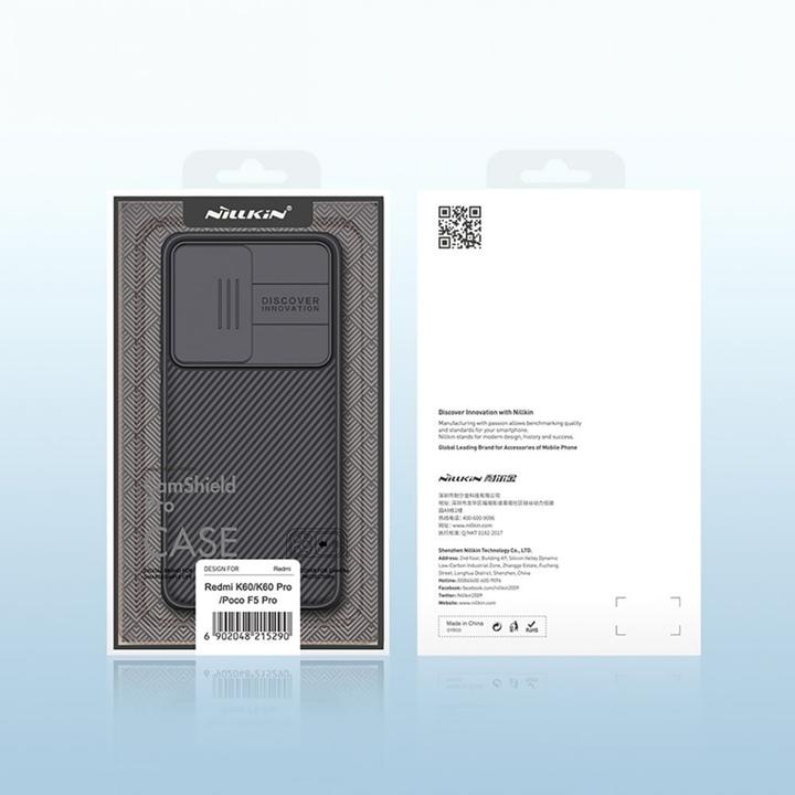 Produktbild Nillkin CamShield PRO Hard Case for Poco F5 Pro 5G Black (Oppo Reno 5 Pro 5G)