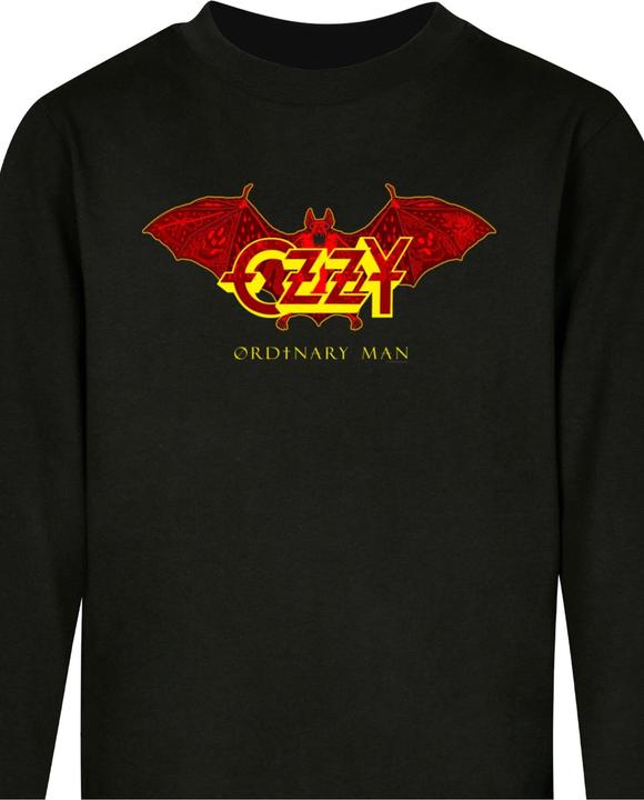 Immagine prodotto Merchcode Bambini Ozzy Osbourne - Maglia a maniche lunghe con pipistrello - 160541 (158, 164)