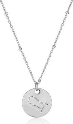 JVD Modern silver necklace with zircons Gemini SVLN0327XH2BIBL (chain. pendant)