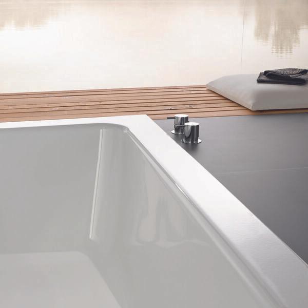 Actual product image Bette Rectangular bath double bath One 80 x 180 cm white smooth 3313 (158 l, 180 cm, 80 cm)