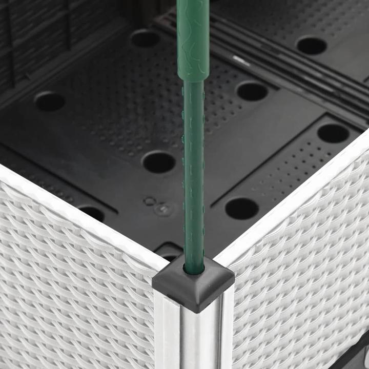 Produktbild VidaXL Pflanzkübel mit Rankgitter PP