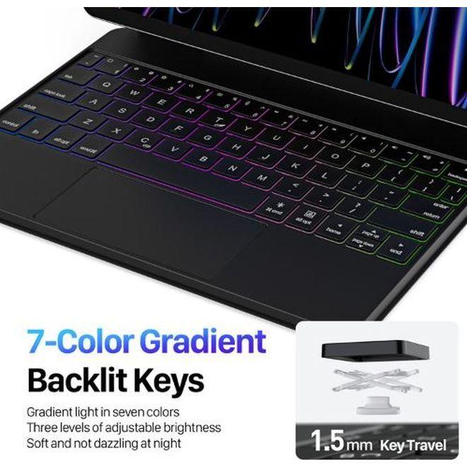 Produktbild Dux Ducis MK Series Keyboard Case (US, iPad Pro 12.9 2022 (6. Gen), iPad Pro 12.9 2021 (5. Gen), iPad Pro 12.9 2020 (4. Gen))