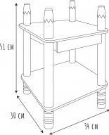 Image du produit Home Deco Kids table de chevet crayon