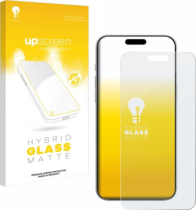 Produktbild upscreen Schutzglas Schutzfolie Glas Folie Displayschutz matt (1 Stück, Apple iPhone 16 Plus)