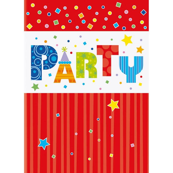Produktbild Unique Party Einladungen Kunststoff Party 8erPack