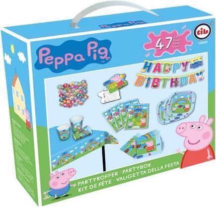 Actual product image Tib Party suitcase Peppa-Pig 51 pcs.