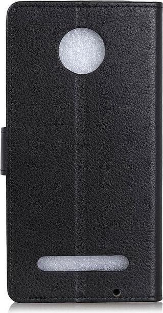 Actual product image MU Classic Litchi Leather Bookcover Series (Motorola Moto Z3 Play)