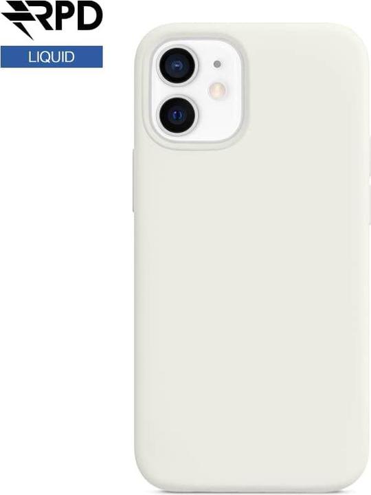Produktbild RPD iPhone 12 / 12 Pro - Silicone Case Weiss, Liquid (Magsafe-Version) (Apple iPhone 12, Apple iPhone 12 Pro)