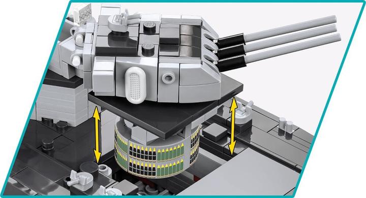 Actual product image Cobi Battleship Iowa class