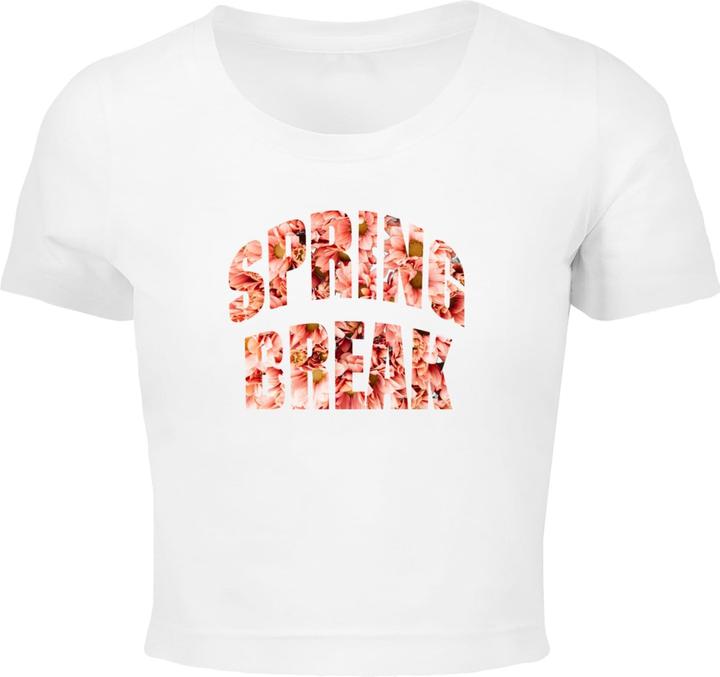 Merchcode Ladies Spring Break 1 Cropped Tee - 191017 (L)