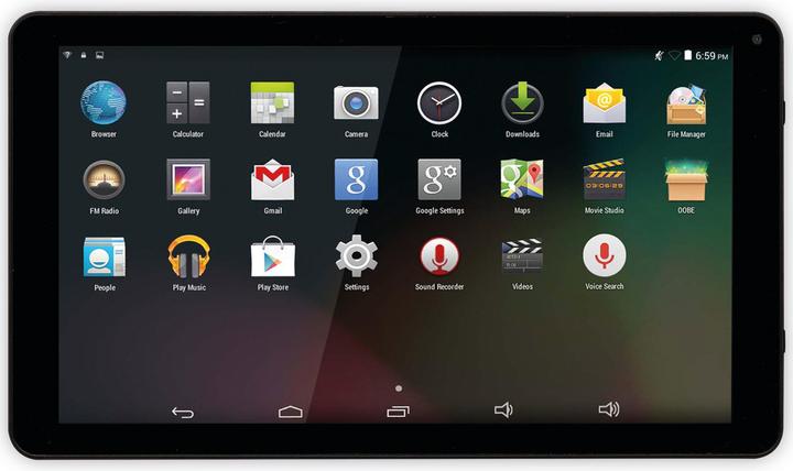 Produktbild Denver TAQ-10463 / 10 inch Quad Core tablet met Android 10 /2 GB RAM / 16 GB / Zwart (10.10", 16 GB, Schwarz)