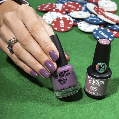 Produktbild Mesauda Top Notch Iconic 249 Gun 14ml Semi-Permanent Nail Polish (249 Gun, Top Coat)