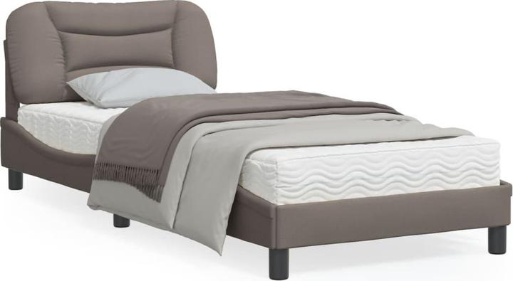 Actual product image VidaXL Bed frame with LED fabric (90 x 190 cm)