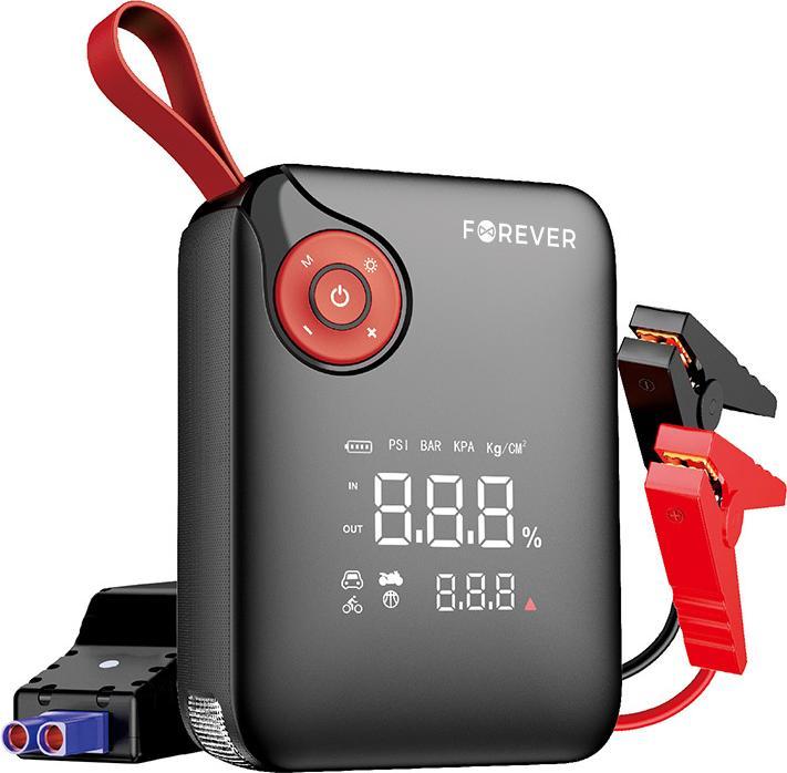 Image du produit Forever jump starter 4in1 JS-400 7200mAh noir-rouge (600 A, 7200 mAh)