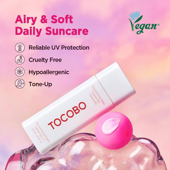 Actual product image Tocobo Vita Tone Up (Suntan cream, SPF 50+, 50 ml)