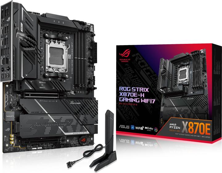 Produktbild ASUS ROG STRIX X870E-H GAMING WIFI7 (AM5, AMD X870E, ATX)