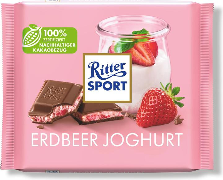 Actual product image Ritter Sport Strawberry yoghurt 100g (100 g)