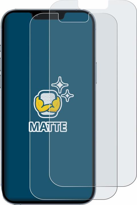Actual product image BROTECT Anti-glare screen protector matt (2 Piece, Apple iPhone 13 Pro Max)