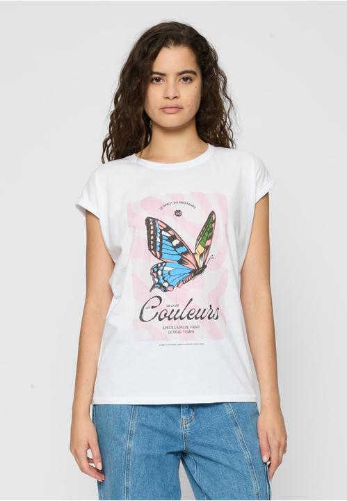 Actual product image Mister Tee Ladies Couleurs Tee - 19691 (XS)