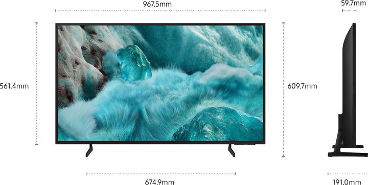 Actual product image Samsung QE43Q7F (43", Q7F, QLED, 4K, 2025)