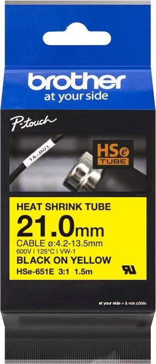 Brother HSe-651E (2.10 cm, Gelb)