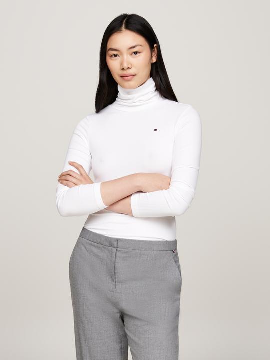 Image du produit Tommy Hilfiger Pull à col roulé slim pour femme (L)