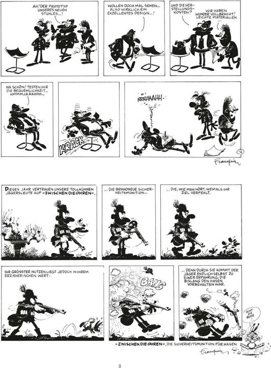 Produktbild Schwarze Gedanken Gesamtausgabe (Hochwertige Jubiläumsedition 100 Jahre Franquin) (Deutsch, André Franquin, 2024)